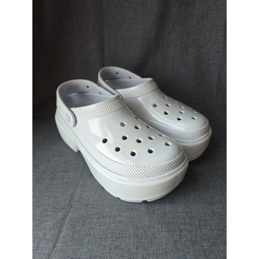 Crocs Stomp High Shine Clog Lilac/light Purple Dreamscape Women 11 Men 9 Y2K